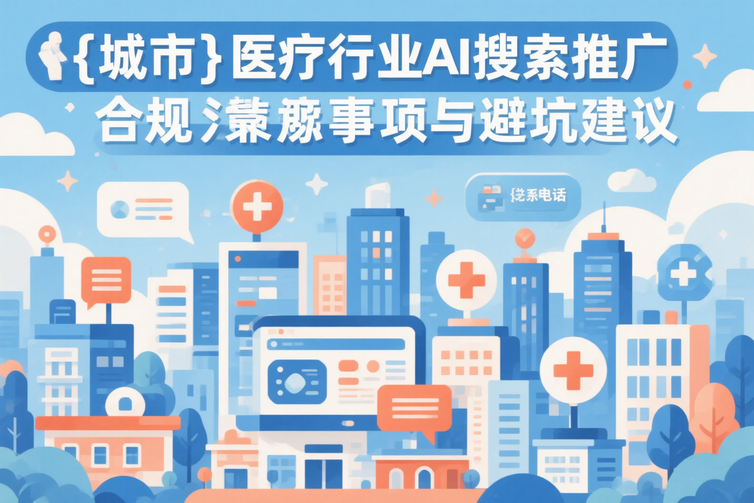 昌江医疗行业AI搜索推广合规注意事项与避坑建议