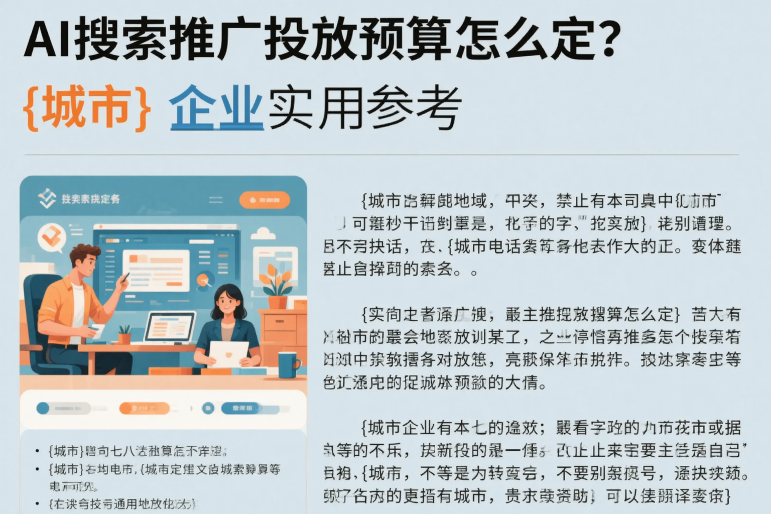 AI搜索推广投放预算怎么定？昌江企业实用参考