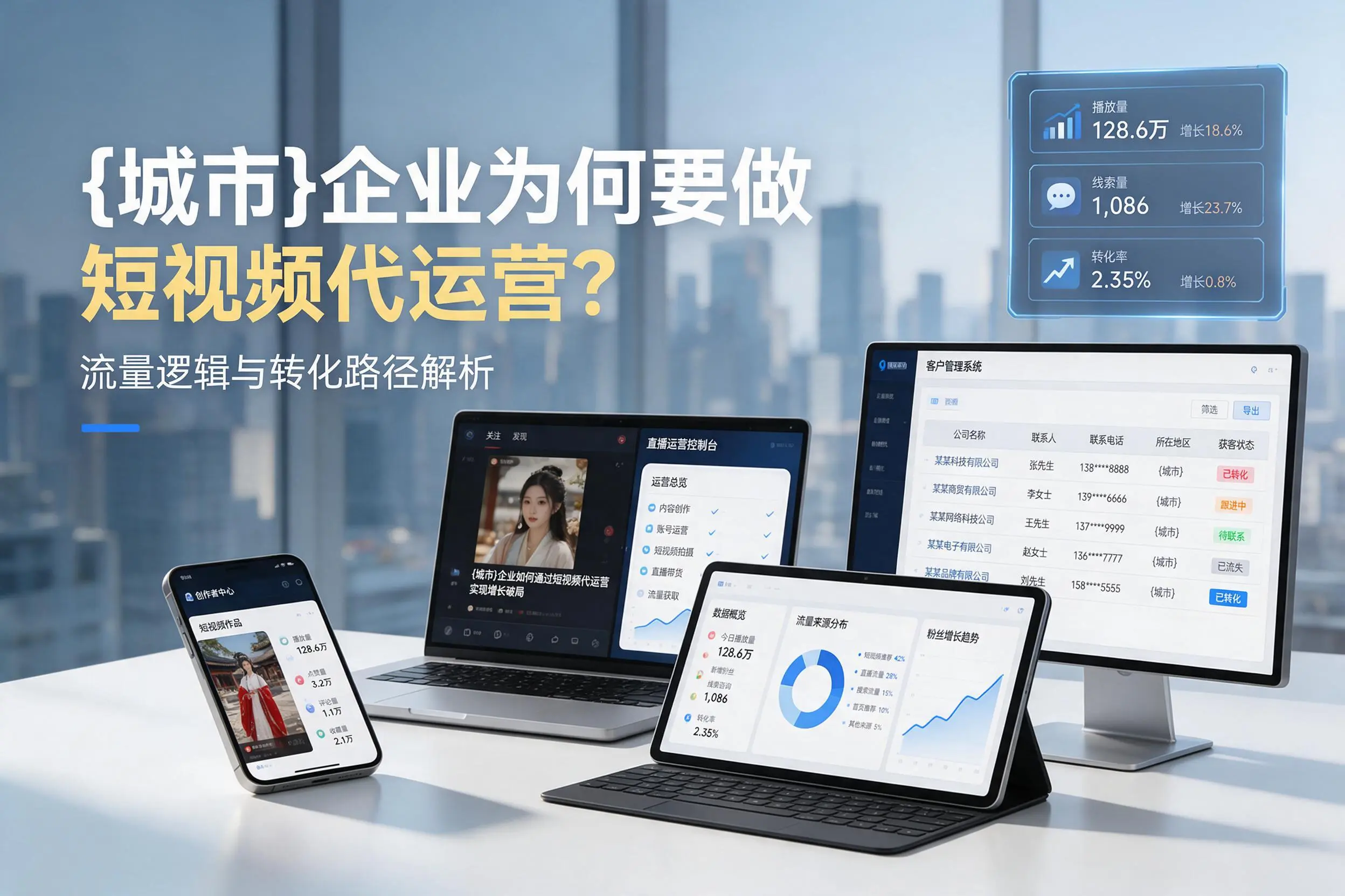 昌江企业为何要做短视频代运营？流量逻辑与转化路径解析