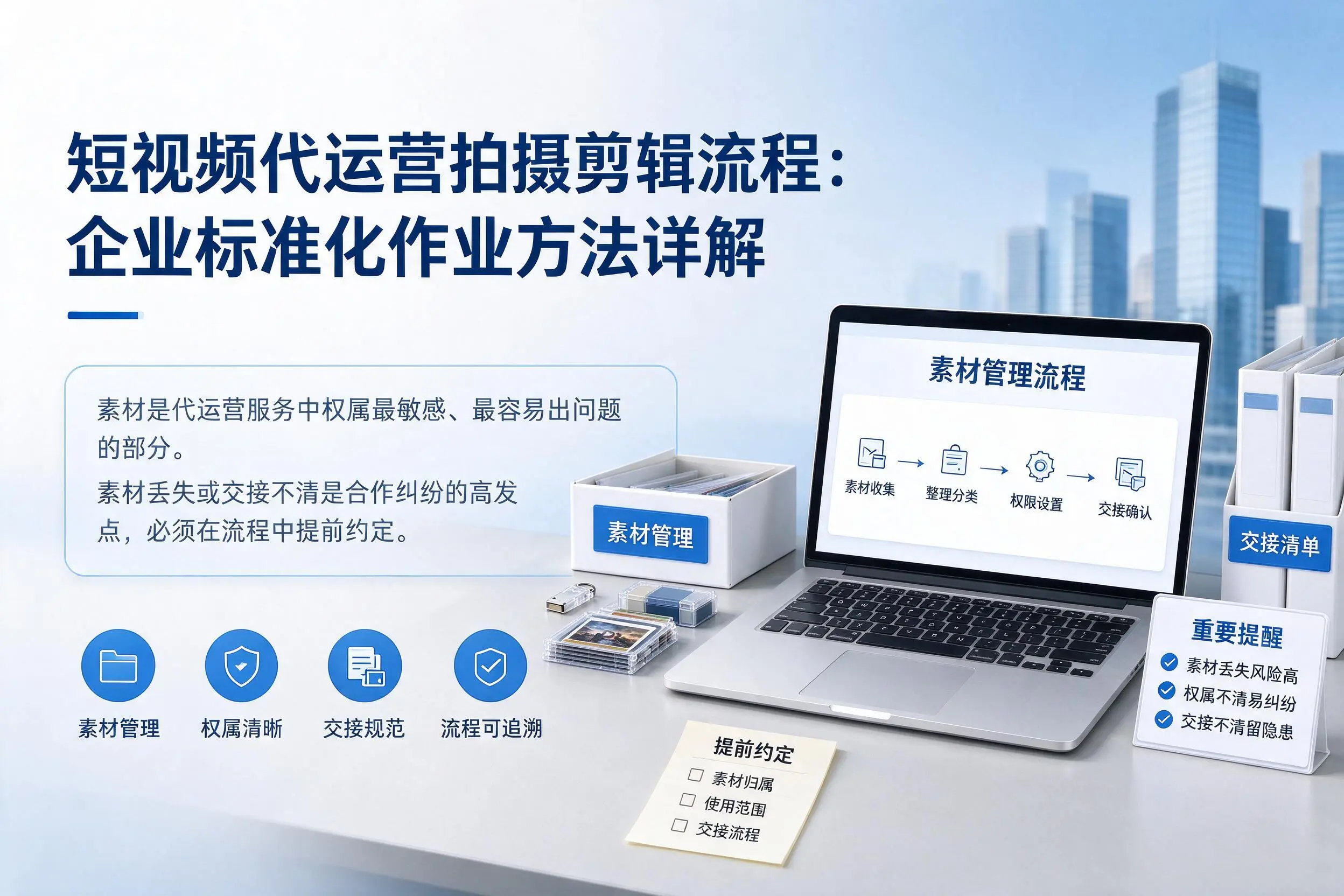 短视频代运营拍摄剪辑流程：昌江企业标准化作业方法详解