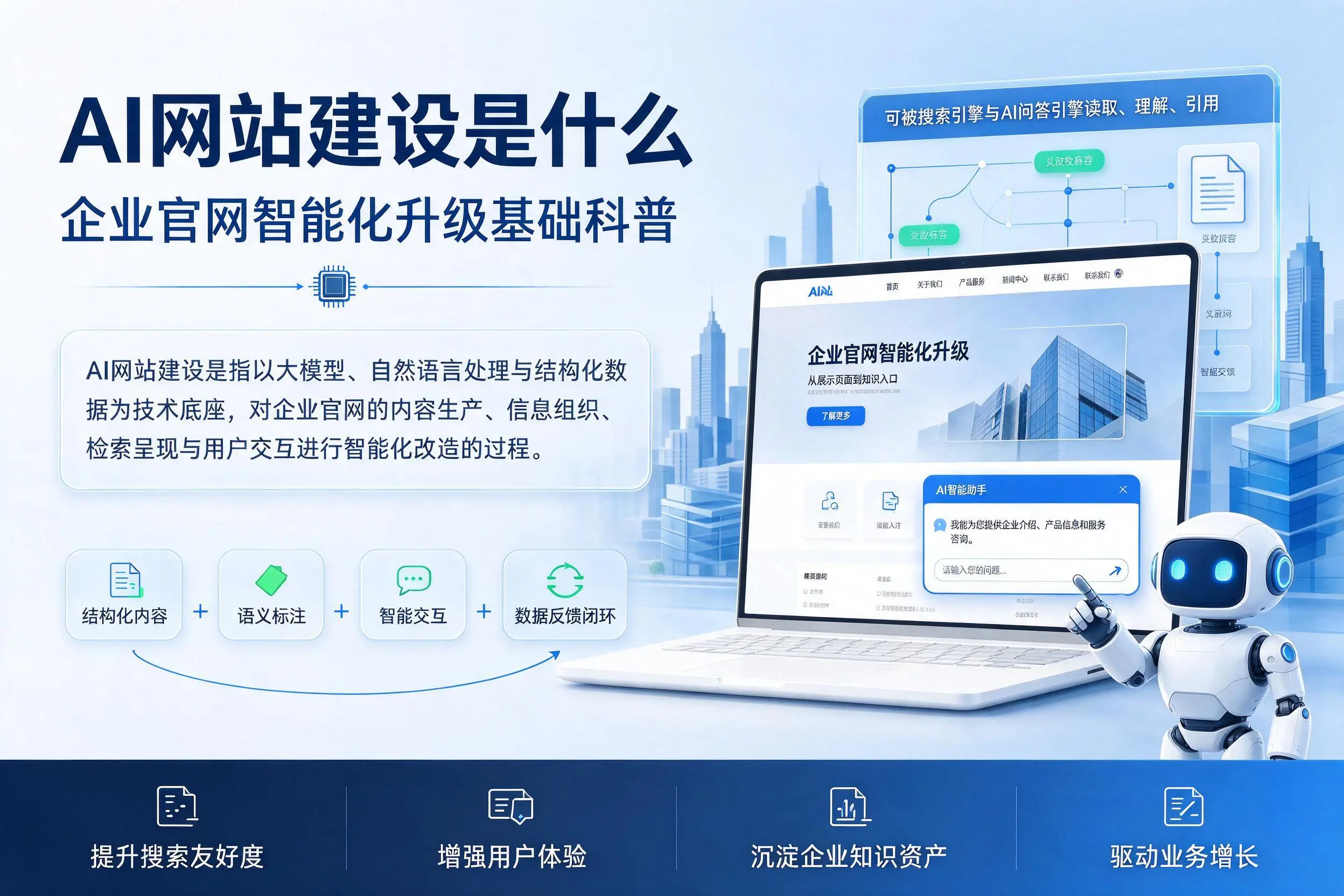 AI网站建设是什么：昌江企业官网智能化升级基础科普