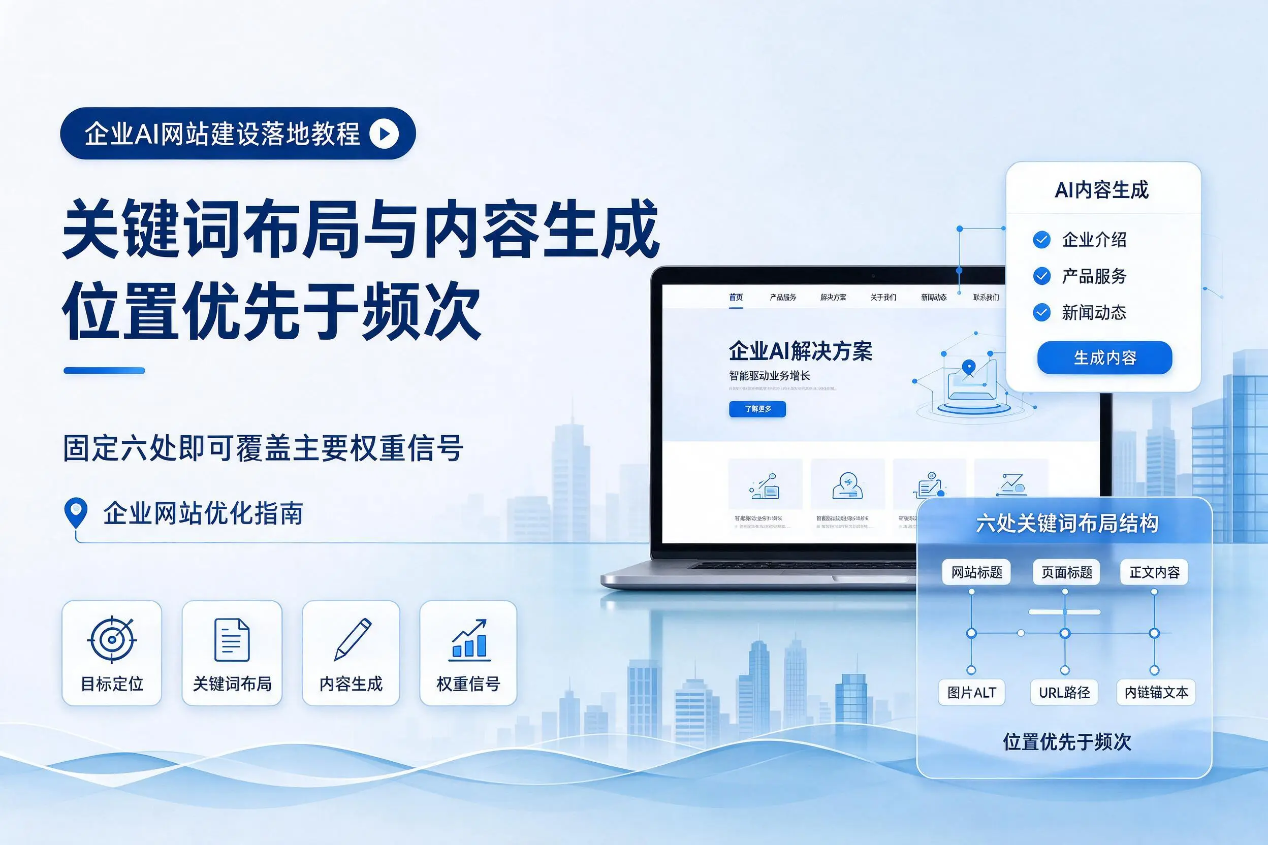 昌江企业AI网站建设落地教程：关键词布局与内容生成